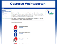 Tablet Screenshot of oostersevechtsporten.be